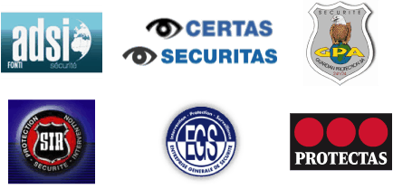 Nos partenaires Centre de réception d'alarmes et Services d'interventions